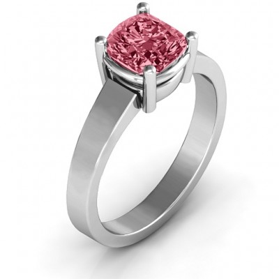 Cushion Cut Solitaire Ring - Name My Jewelry ™