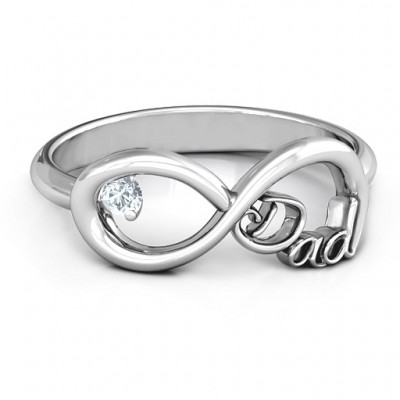 Dad Infinity Ring - Name My Jewelry ™