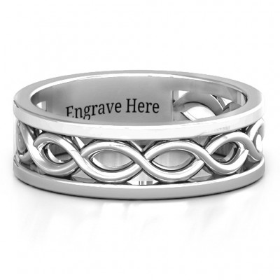 Diadem Infinity Men's Ring - Name My Jewelry ™