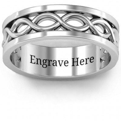 Diadem Infinity Men's Ring - Name My Jewelry ™