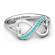 Double Heart Infinity Ring: Endless Love, Expertly Made