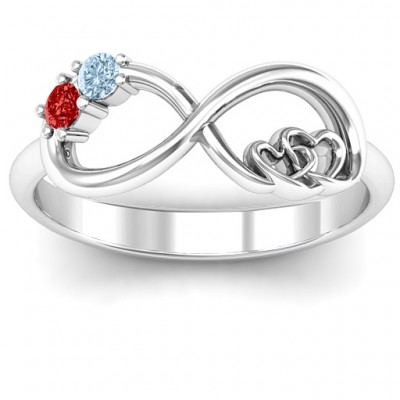 Double the Love Infinity Ring - Name My Jewelry ™