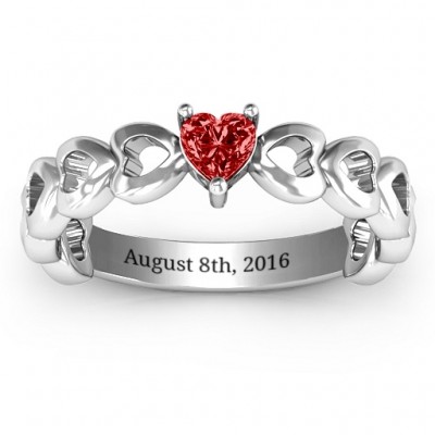 Enchanting Love Promise Ring - Name My Jewelry ™