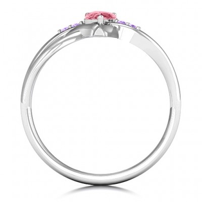 Endless Romance Engravable Heart Ring - Name My Jewelry ™
