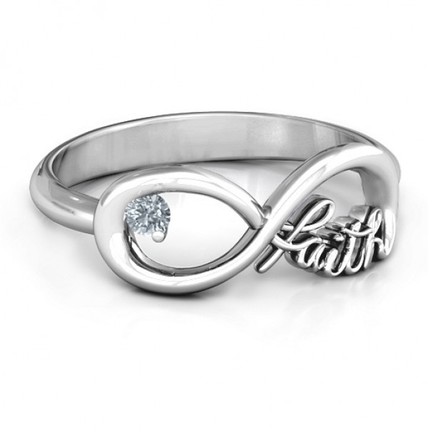 Faith Infinity Ring - Name My Jewelry ™