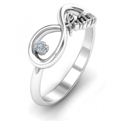 Faith Infinity Ring - Name My Jewelry ™