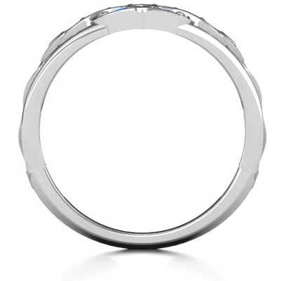 Floating Heart Infinity Ring - Name My Jewelry ™