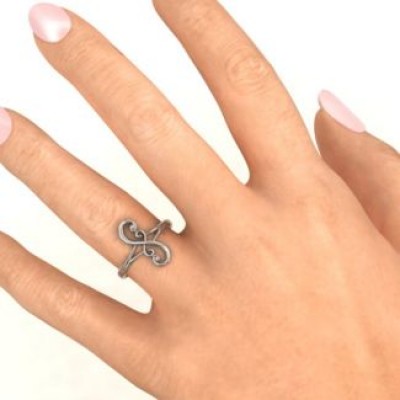 Flourish Infinity Ring - Name My Jewelry ™