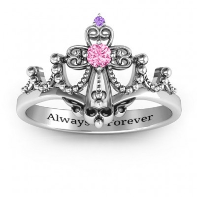 Forever And Always Tiara Ring - Name My Jewelry ™