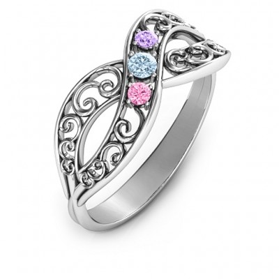 Forever Filigree Infinity Ring - Name My Jewelry ™