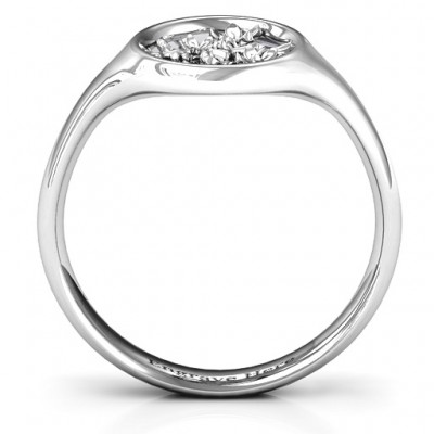 Full Circle Cherry Blossom Ring - Name My Jewelry ™