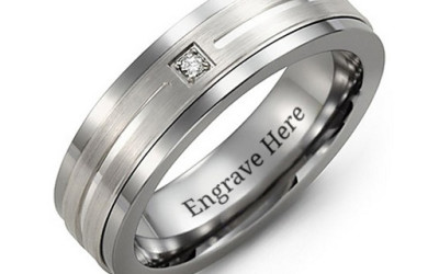 Grooved Brushed Gemstone Ring: Your Next Favorite Story-Starter