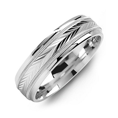 Harvest of Love Milgrain Men's Ring - Name My Jewelry ™
