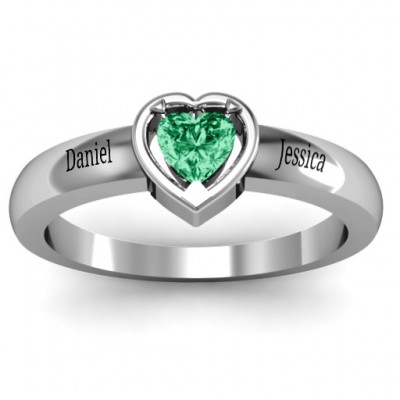 Heart in a Heart Ring - Name My Jewelry ™