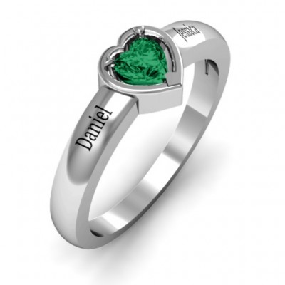 Heart in a Heart Ring - Name My Jewelry ™