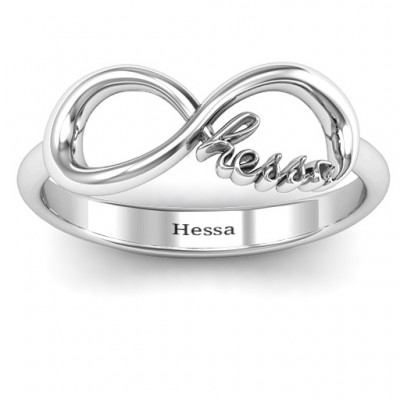 Hessa  Never Parted After Infinity Ring - Name My Jewelry ™