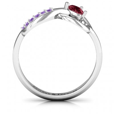Infinity In Love Ring with Accents - Name My Jewelry ™