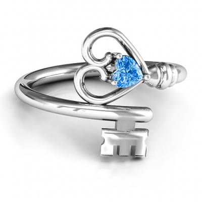 Key to Her Heart Ring - Name My Jewelry ™