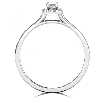 Little Luxury Halo Ring - Name My Jewelry ™