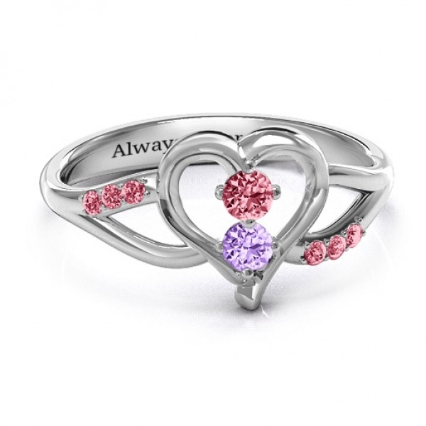 Magical Moments Two-Stone Ring  - Name My Jewelry ™