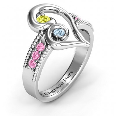 Nesting Love Ring - Name My Jewelry ™