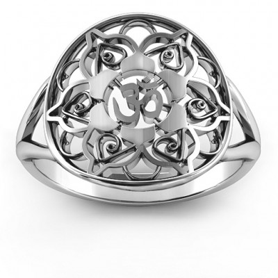 Om Mandala Ring - Name My Jewelry ™