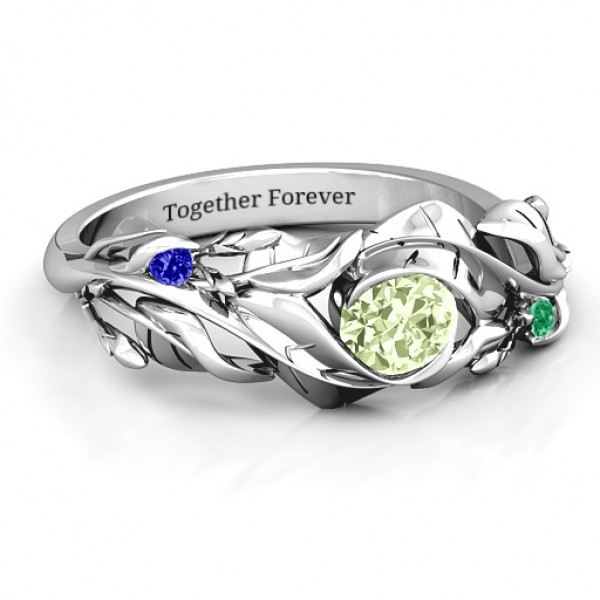 Organic Leaf Ring - Name My Jewelry ™