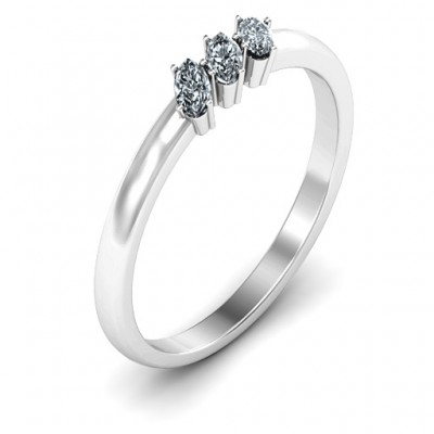 Petit Marquise Trio Ring - Name My Jewelry ™
