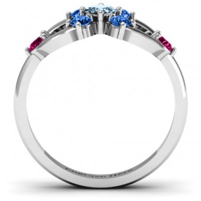 Princess Centre Infinity Ring - Name My Jewelry ™