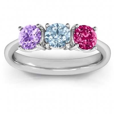Radiant Trinity Ring - Name My Jewelry ™