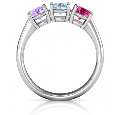 Radiant Trinity Ring - Name My Jewelry ™