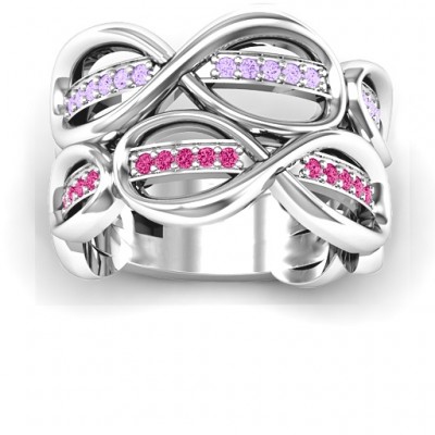 Ravishing Love Infinity Ring - Name My Jewelry ™