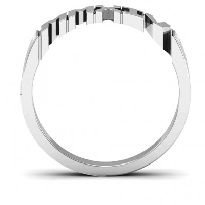 Roman Numeral Unisex Graduation Ring - Name My Jewelry ™