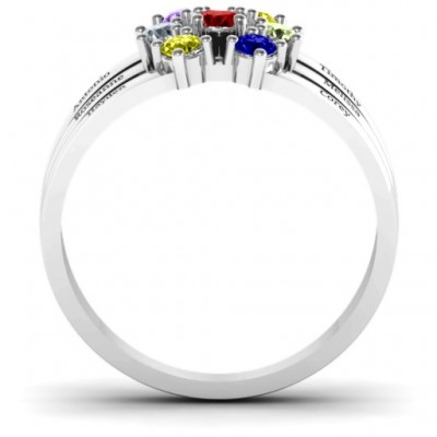 Spidra' Round Centre Ring - Name My Jewelry ™