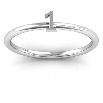 Stackr Number Ring - Name My Jewelry ™