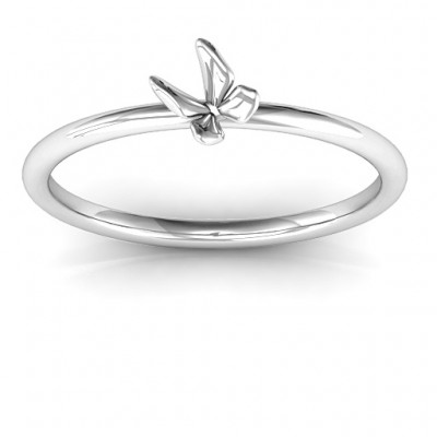 Stackr Soaring Butterfly Ring - Name My Jewelry ™
