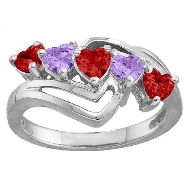 Starburst Heart Ring - Name My Jewelry ™