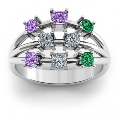 Sterling Silver  Cosmic Energy  Ring - Name My Jewelry ™