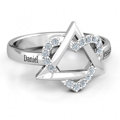 Sterling Silver Adoption Ring - Name My Jewelry ™