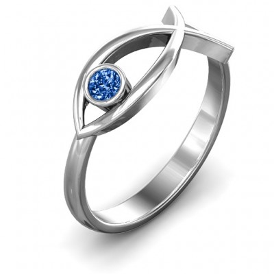 Sterling Silver Classic Fish Ring - Name My Jewelry ™