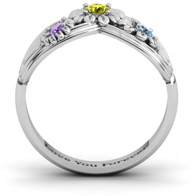 Sterling Silver Endless Spring Infinity Ring - Name My Jewelry ™
