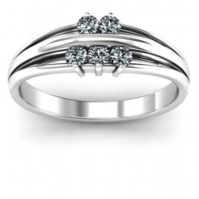 Sterling Silver Everlasting Bonds Ring - Name My Jewelry ™