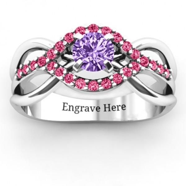 Sterling Silver Fancy Woven Ring - Name My Jewelry ™