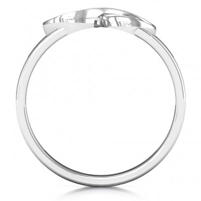 Sterling Silver Men's Expression of Infinity Band - Name My Jewelry ™