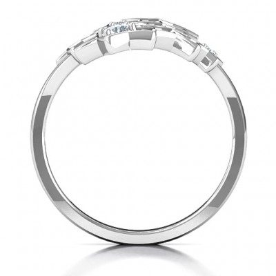 Sterling Silver Sparkling Constellation Ring - Name My Jewelry ™