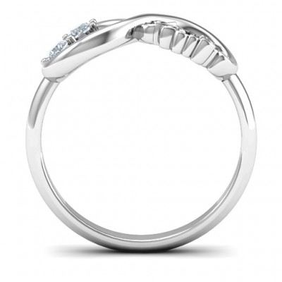 Sterling Silver Trust Infinity Ring - Name My Jewelry ™