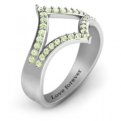 Symmetrical Sparkle Ring - Name My Jewelry ™