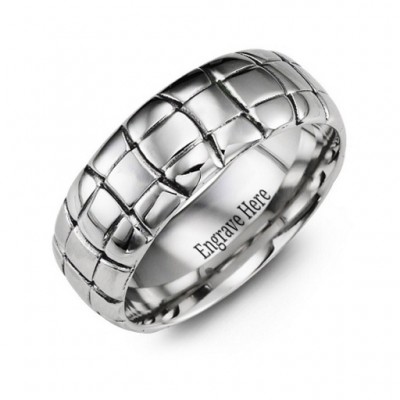 Tortoise Shell Cobalt Ring - Name My Jewelry ™