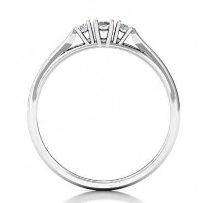 Trinity Ring on Classic Band - Name My Jewelry ™