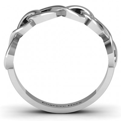 Triple Entwined Infinity Ring - Name My Jewelry ™